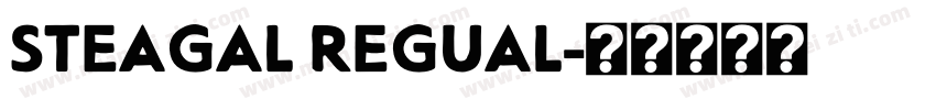 STEAGAL REGUAL字体转换